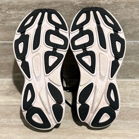 Hoka Black and White Running Shoes - Picture 4 of 9